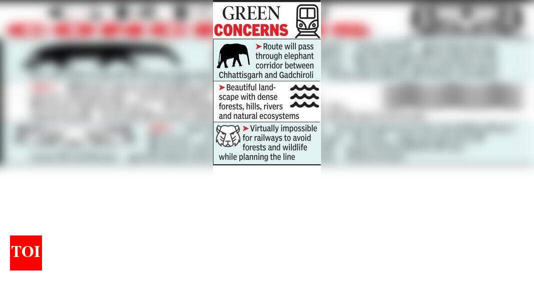 SECR plans new line that will cut elephant corridor | Nagpur News ...