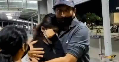 Sreenu Vaitla turns emotional as daughter heads to The US