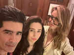 Kareena Kapoor, Karisma Kapoor and Karan Johar gather at Manish Malhotra’s home for a fun dinner party