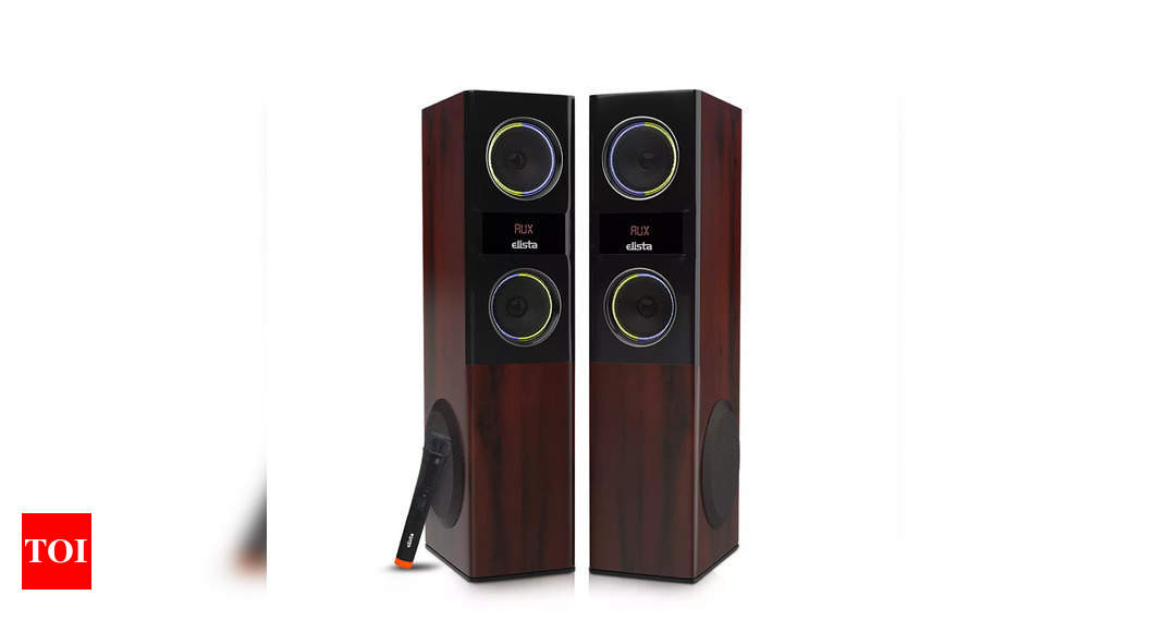 Elista TT 14000AUFB Twin Tower Multimedia Speaker launched, priced at Rs 10,500 – Times of India