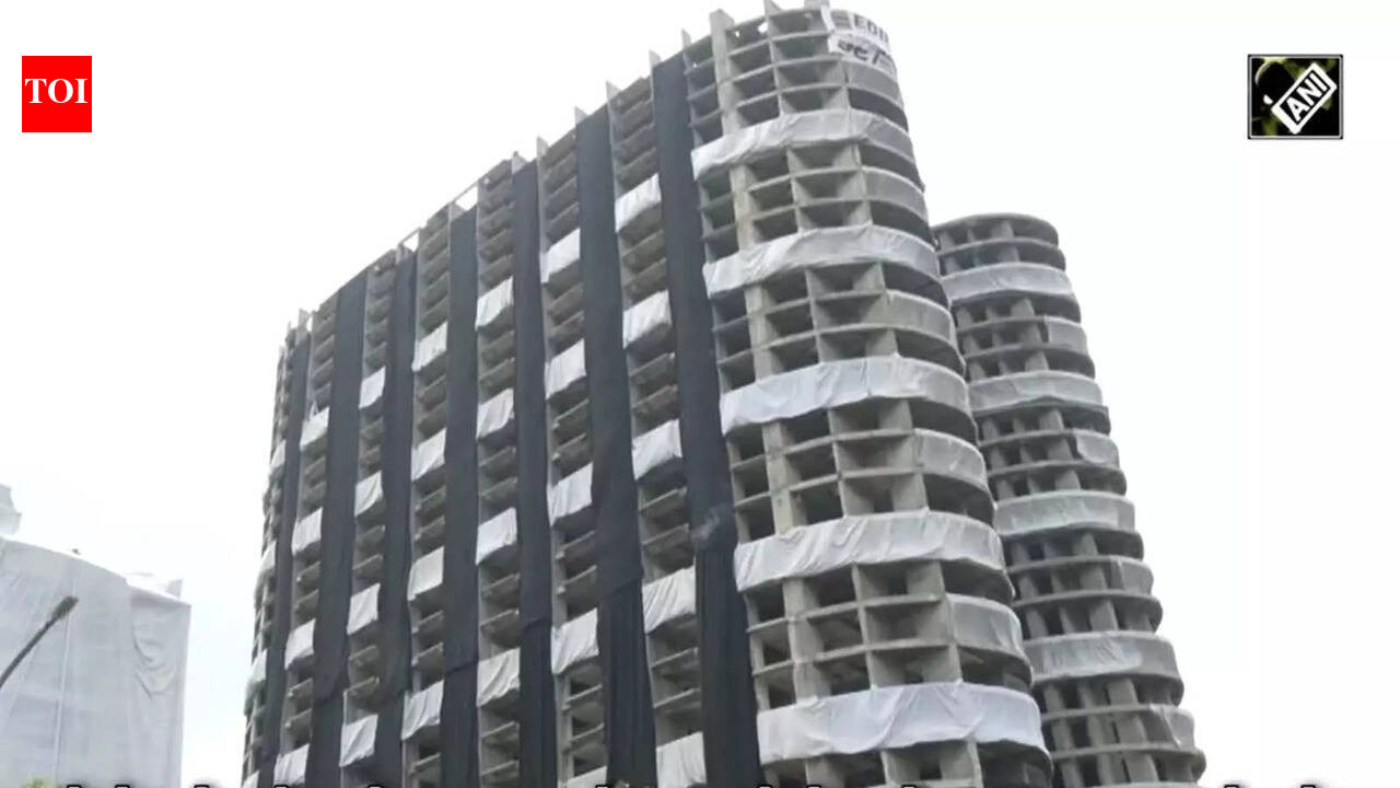 Supertech’s twin tower demolition: Precautions taken to avoid damage to ...