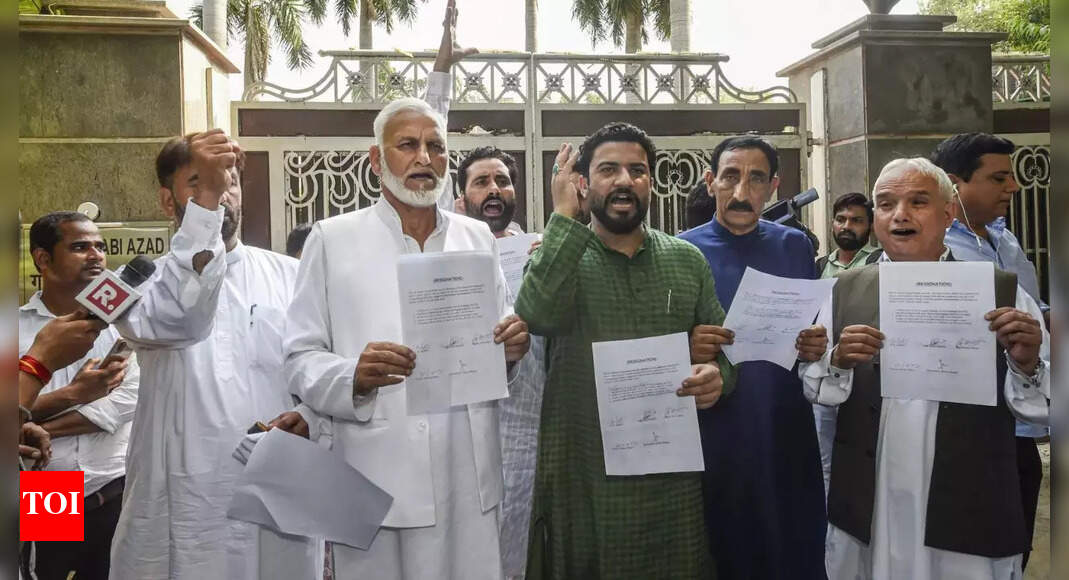 Azad: Being reduced to PCC panel member last straw: Azad camp | India ...