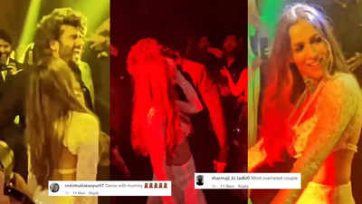 Arjun Kapoor and Malaika Arora dance their hearts out on 'Chaiyya Chaiyya' at Kunal Rawal's pre-wedding party; netizen calls them 'most overrated couple'