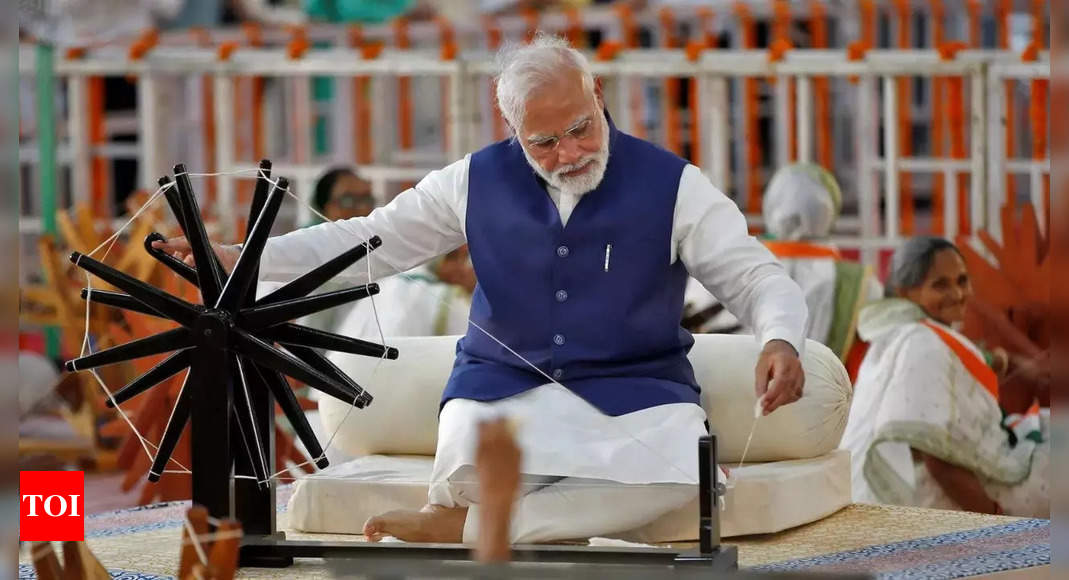 No power can stop khadi from going global, says PM Modi | India News – Times of India