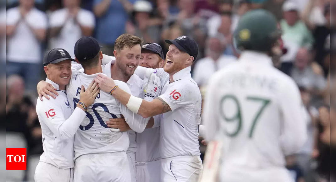2nd Test: Ben Stokes hails ‘benchmark’ win as England level series against South Africa | Cricket News – Times of India