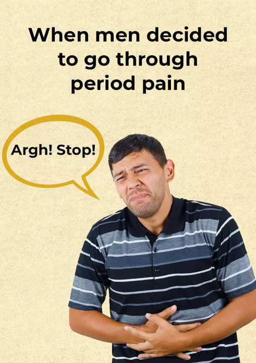 Men Experience Menstrual Cramps in 'Period Pain Simulator' at