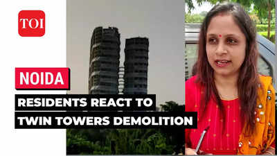 Supertech twin towers: Nearby residents more happy than worried about the demolition