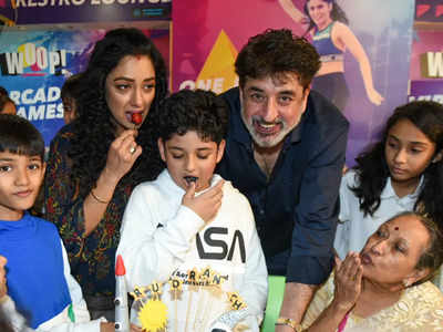Exclusive Pics! A space-themed birthday party for Rupali Ganguly's son; the Anupamaa actress' co-stars joined in the fun