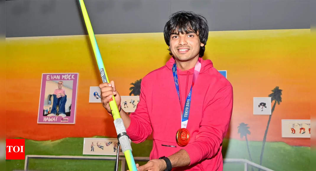 Neeraj Chopra gifts his Tokyo gold medal-winning javelin to Olympic Museum | More sports News – Times of India