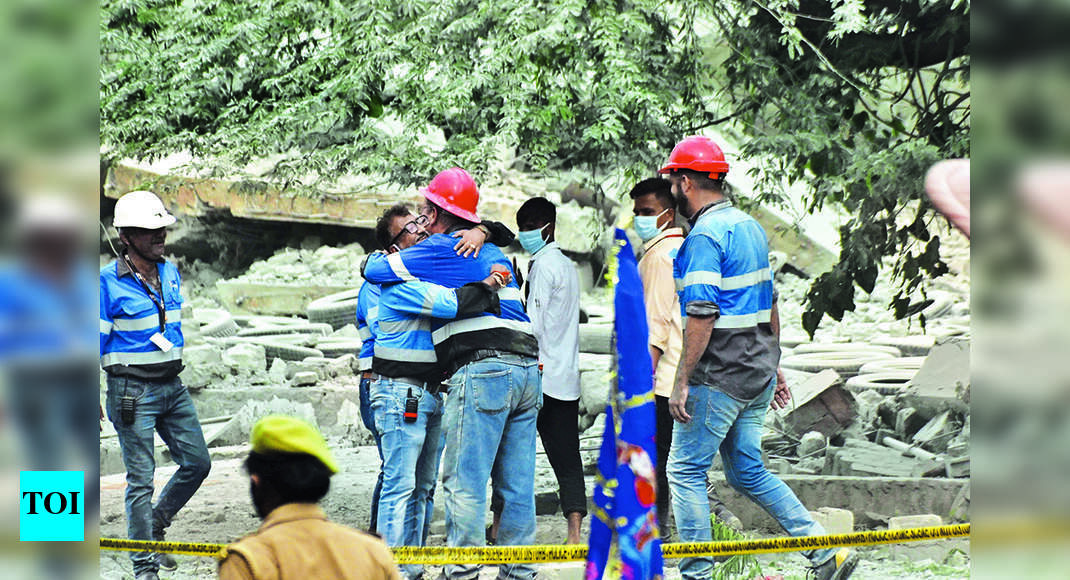 Noida twin towers rest in pieces: How the perfect fall was engineered