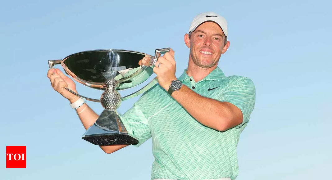 Rory McIlroy comes from behind to win Tour Championship, FedEx Cup | Golf News – Times of India