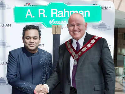 AR Rahman thanks city of Markham for naming street after him
