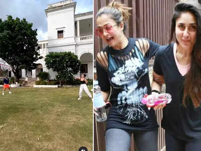 Kareena Kapoor Khan and Saif Ali Khan get competitive over badminton game; actress challenges bestie Amruta Arora for next match