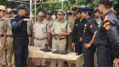 Police personnel get training of UAV, drones in Karnataka