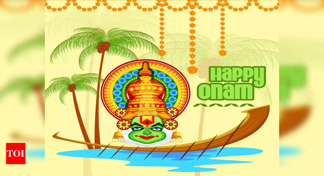 Hand Drawn Happy Onam Vector & Photo (Free Trial) | Bigstock