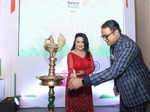 Amruta Fadnavis and Vijay lamp lightining