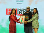 Karan Jain was felicitated by Amruta Fadnavis