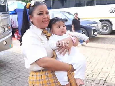 Bharti Singh's son Laksh accompanies her to the sets of Sa Re Ga Ma Pa L'il Champs; watch the adorable video