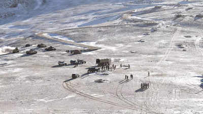 Chinese soldiers stop Indian graziers in Demchok area of eastern Ladakh