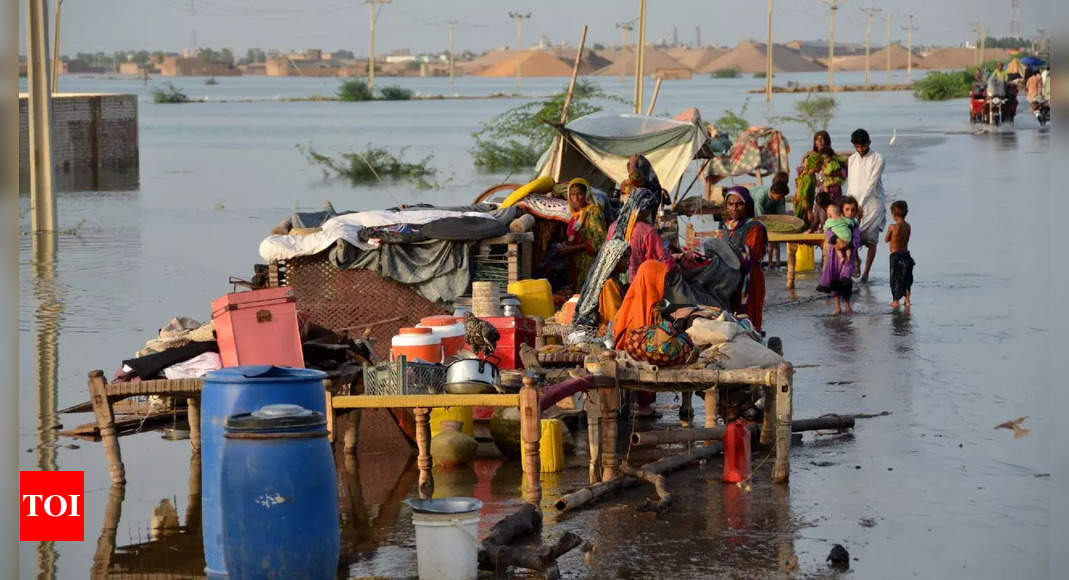 Floods wreak havoc across Pakistan, death toll is 1,061 – Times of India