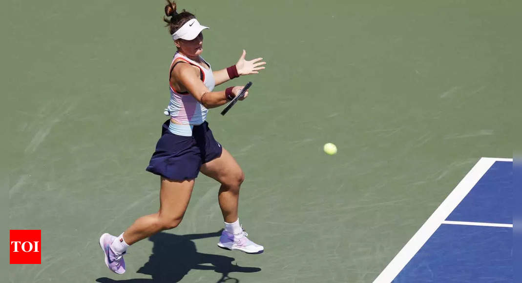 Bianca Andreescu shrugs off wardrobe malfunction in US Open win | Tennis News – Times of India