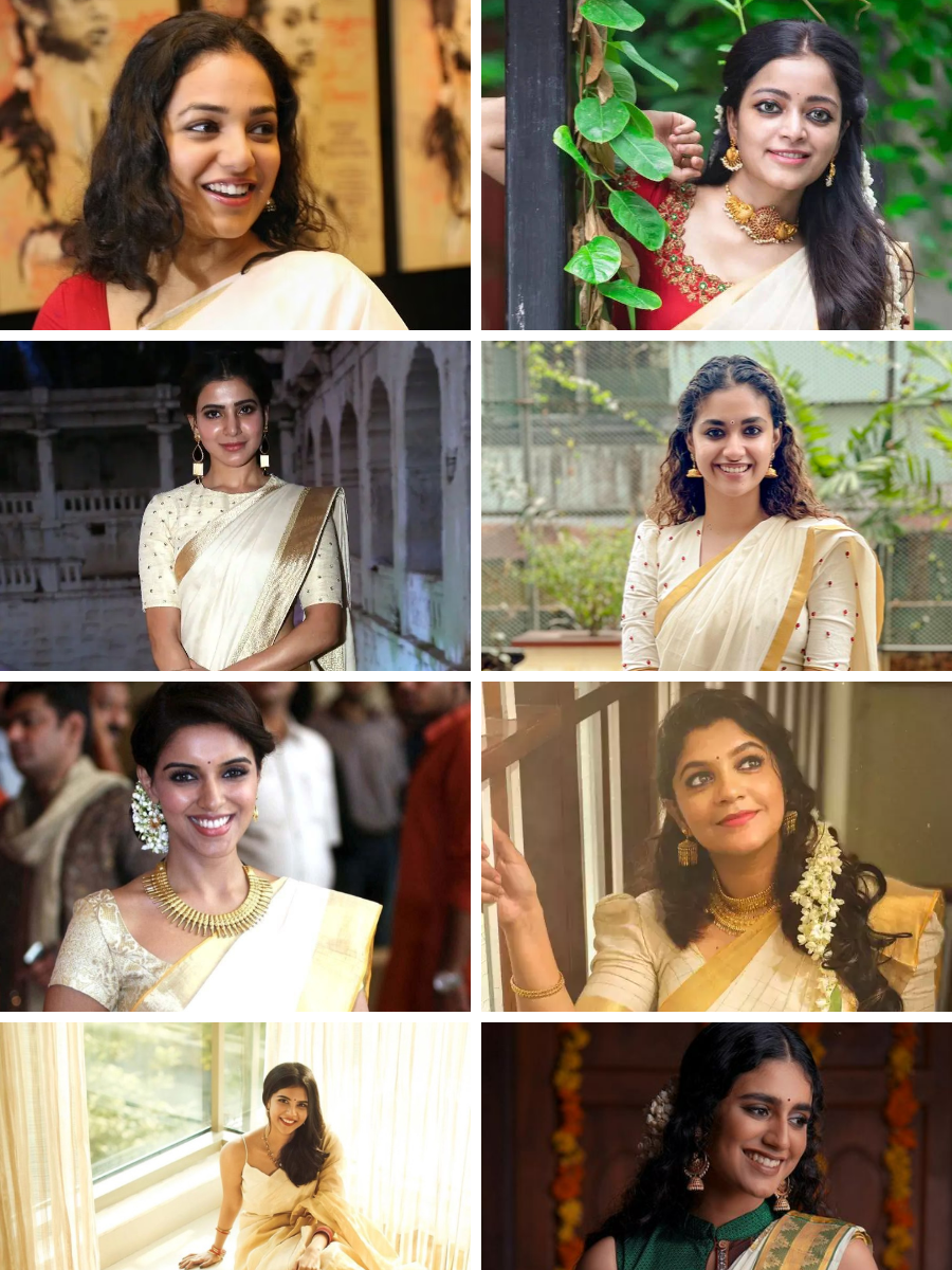 10 Celebrity Inspired Looks To Try This Onam | Times Of India