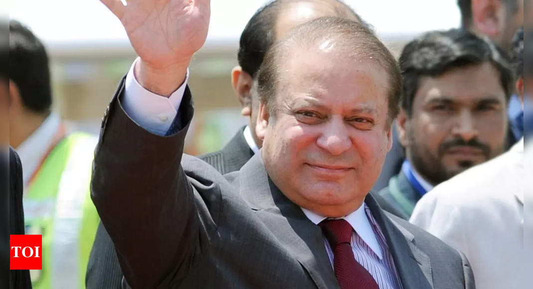 Former Pak PM Nawaz Sharif delivers first televised address in three years despite ban – Times of India