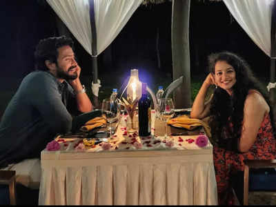 Darshak Gowda surprises wife Shilpa Ravi with a romantic dinner date