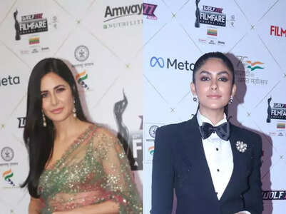 Katrina to Mrunal: Best dressed celebs at Filmfare Awards 2022