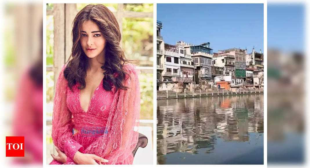 Ananya Panday enjoys a boat ride at Vishram Ghat as she shoots for ‘Dream Girl 2’ with Ayushmann Khurrana in Mathura – See photo – Times of India