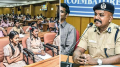 Coimbatore: For schoolkids, it’s time for coffee with city top cop