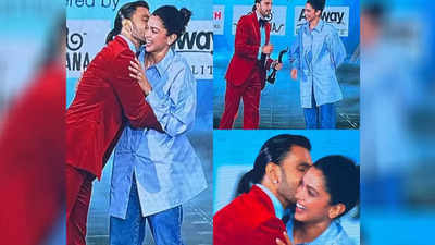 Viral alert! Ranveer Singh gives wife Deepika Padukone a peck on her cheek after getting Filmfare Award for the Best Actor