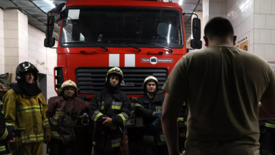 Ukraine firefighters adapt to working in war zone