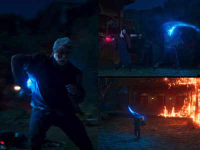'Brahmastra': Amitabh Bachchan wields a flaming sword and battles against the forces of evil in latest action-packed clip - WATCH