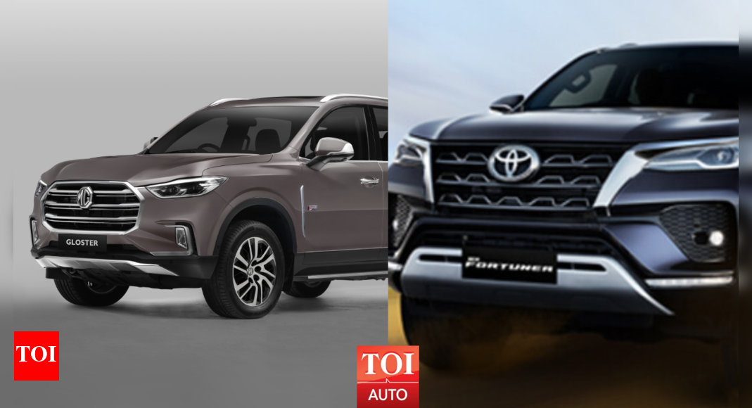 New 2022 MG Gloster Vs Toyota Fortuner Price and features comparison