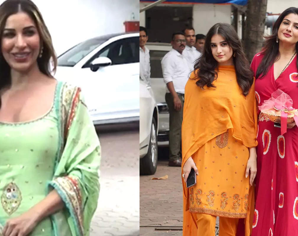 
From Raveena Tondon to Sophie Choudry, B-Town celebs visit Shilpa Shetty's residence for Ganpati Darshan
