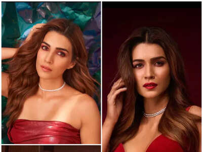 When Kriti made heads turn in shades of red