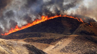 California Wildfires Prompt Evacuations Amid Heat Wave - Times Of India