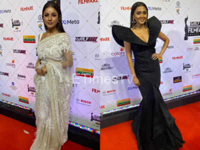Shehnaaz Gill and Tejasswi Prakash wow netizens with their award night look at Filmfare 2022