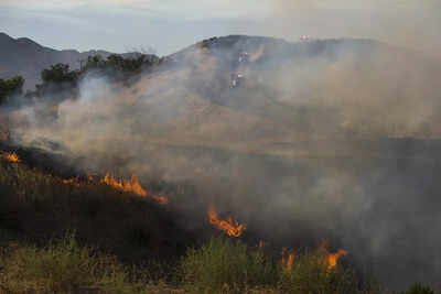 California Wildfires Prompt Evacuations Amid Heat Wave - Times Of India