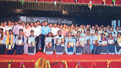 Lucknow: 155 students of St Mary’s College felicitated