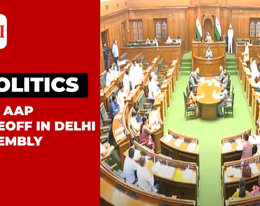 
Ruckus in Delhi assembly: BJP MLA Vijender Gupta suspended, marshalled out
