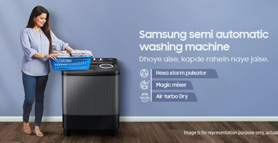 Samsung launches its new range of semi-automatic washing machines with Hexa Storm Pulsator, Magic Mixer and more, price starts at Rs 15,800