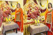 Ganesh Chaturthi 2022: Unmissable pictures of Sara Ali Khan welcoming Ganpati home with mom Amrita Singh