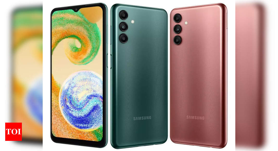 Samsung Galaxy A04s with 50MP main camera, 5000 mAh battery launched – Times of India