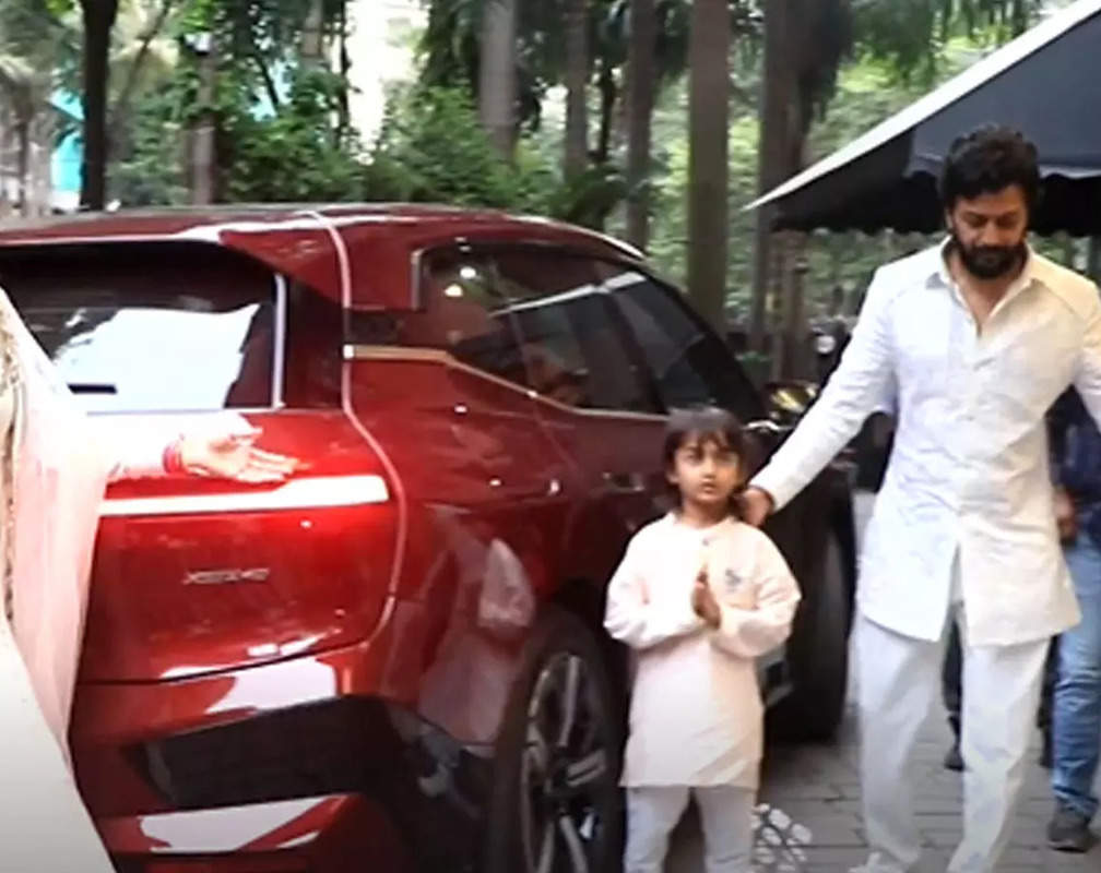 
Riteish Deshmukh drives wife Genelia D'Souza and kids in his new wine-coloured luxurious EV car worth Rs. 1.16 crore
