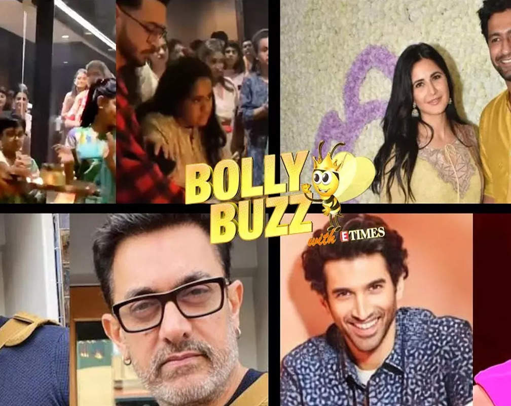 
Bolly Buzz: Salman Khan's Ganpati celebrations; Vicky Kaushal-Katrina Kaif twin in yellow
