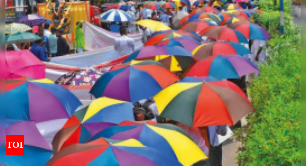 kolkata-rain-fails-to-dampen-spirit-as-durga-puja-colours-sounds