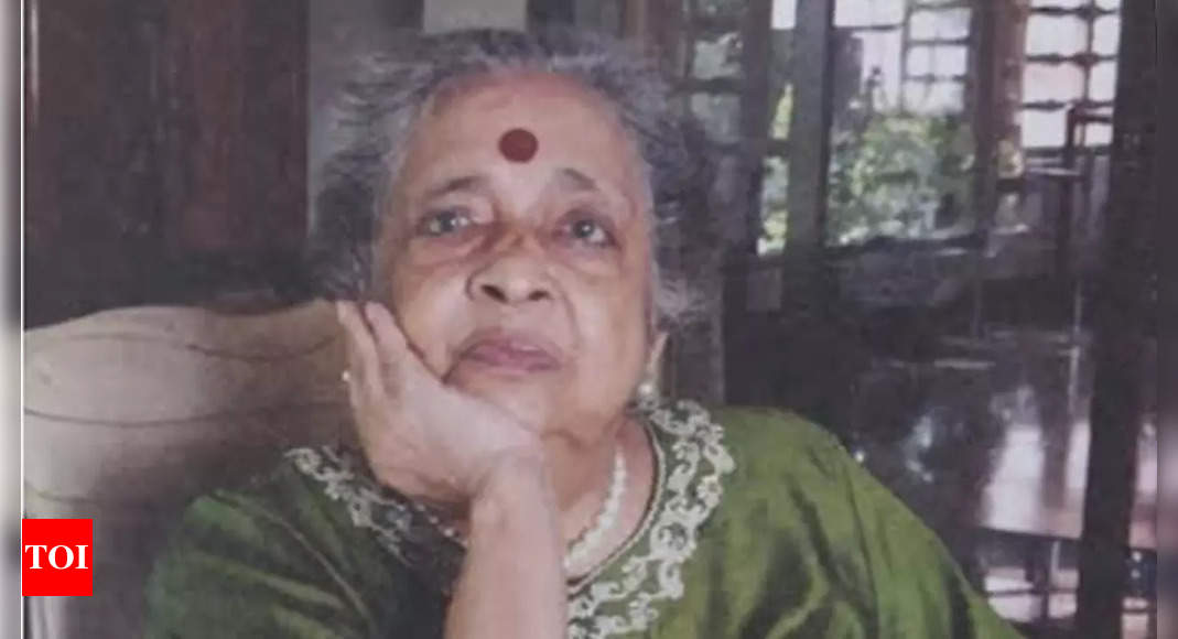 Roy: Renowned academician Mary Roy passes away | India News - Times of ...