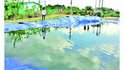 Civic body creates artificial pond for idol immersion
